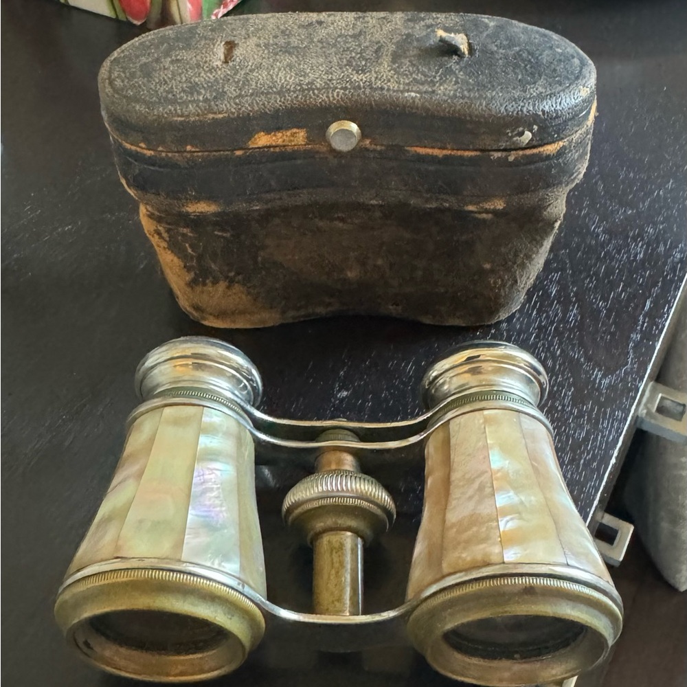 Mother of pearl antique opera glasses